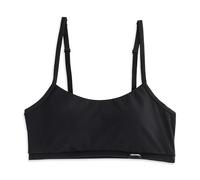 Cotonella, Brassiere en coton doux avec bonnets amovibles et bretelles réglables - Art. ADD22, Noir , XL