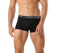 Cotonella Lot de 4 boxers pour homme en coton élastique pour homme en coton et sous-vêtements colorés à la mode blancs noirs gris, 4 noirs, XXL