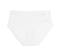 Cotonella, Slip midi en Coton Doux bi-élastique avec Finitions Extra-Confortables à la Taille et Tour de Jambe en Dentelle Douce Extensible - Art. AD178