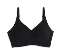 Cotonella, Soutien-Gorge Invisible en Microfibre Souple avec Coques Amovibles. Sans Armatures, avec Bretelles Réglables et Crochet Ultraplat - Art. ADC17, Noir , L