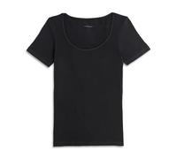 Cotonella, T-shirt à manches courtes avec large encolure ronde - T-shirt en jersey de coton doux bi-élastique - Art. GD010