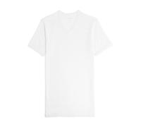 Cotonella, t-Shirt scollo a V Homme in costina di Cotone Magliapiuma