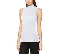 Cotonella, T-shirt sans manches avec col montant - T-shirt en coton doux bi-élastique, peigné à l'intérieur - Art. 3512