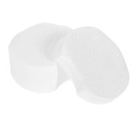 Cotons Démaquillants Ronds Semi-circulaires 600 Pièces, Épais | Non-tissé, Surface Perlée sans Peluches, pour Huiles Nettoyantes, Voyage et Gestes Délicats
