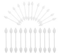 Cotons-tiges Bébé 112 Pièces Coton Gourd-shaped pour Oreilles Nez | Double Embout, Pointes Arrondies et Têtes Épaisses, Usage Quotidien et Voyage, Blanc