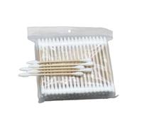 Cotons-tiges Double Tête 400 Pièces Bois Coton, Nettoyage Précis | Pointes Rondes et Fines, Usage Hygiénique, pour Loisirs, Maquettes, Sites de Piercing, Antiquités