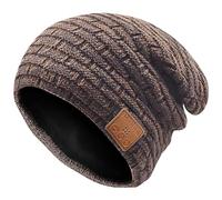 COTOP Bonnet Bluetooth d'Hiver Musical - Cadeau de Noël pour Hommes et Femmes - Chaud en Polaire pour Le Ski, La Course à Pied, Les Promenades en Chien