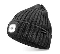 COTOP Bonnet LED, Cadeau pour Hommes Femmes, Bonnet Chaud d'hiver Unisexe Bonnet Mains Libres Bonnet Lumineux pour la Course, Le Camping, la randonnée, Les activités Nocturnes