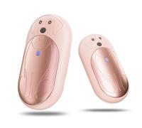 COTOP Chauffe-Mains USB Rechargeable, 6000mAh Portable Chauffe-Mains de Poche, Cadeau Hommes/Femmes pour Hiver/Extérieur/Raynaud-Rose