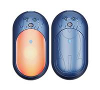 COTOP Chauffe-Mains USB Rechargeable, 6000mAh Portable Chauffe-Mains de Poche, Cadeau Hommes/Femmes pour Hiver/Extérieur/Raynaud-Bleu