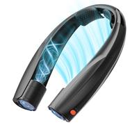 COTOP Ventilateur de nuque portable avec batterie rechargeable de 6000 mAh, 6 vitesses, 22 heures d'autonomie, idéal pour les voyages, le bureau et les activités de plein air