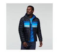 Cotopaxi - Fuego Down Hooded Jacket - Doudoune homme Black & Pacific Stripes - L