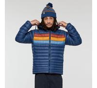 Cotopaxi - Fuego Down Hooded Jacket - Doudoune homme Deep Sea Stripes - L