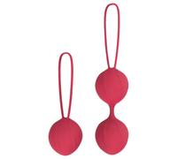 Cotoxo Cherry - Boules de geisha - lot de 2 - silicone rouge
