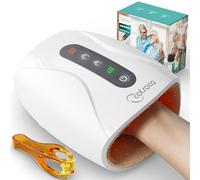 cotsoco Masseur de main électrique sans fil pour l'arthrite et le canal carpien, masseur thérapeutique à 6 niveaux avec chaleur et compression, cadeau d'anniversaire pour femme, mari, cadeau pour