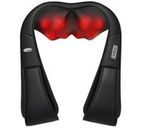 Cotsoco Masseur Dos et Cervicales，Masseur Nuque 4D Shiatsu Chauffant | Masseur Dos Et Cervicales Pour La Nuque Et Les Épaules, Se Détendre Et Soulager Le Stress,Cuir PU ,Cadeau Femme Homme Maman