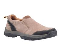 Cotswold Boxwell Chaussures Randonnée Homme Mémoire Foam Tan Slip On