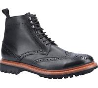 Cotswold Hommes Rissington Commando Bottes en cuir FS6764 (45 UE) (Noir)