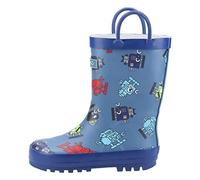 Cotswold Kids Bottes de pluie Puddle imperméables à enfiler à motif robot Taille UK 13 / EU 32