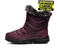 Cotswold Longleat Femmes Hybride Neige Bottes Hiver Rouge Violet
