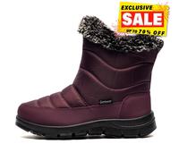 Cotswold Longleat Femmes Hybride Neige Bottes Hiver Rouge Violet