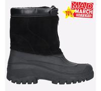 Cotswold Venture Hiver Hommes Extérieur Imperméable Bottes en Caoutchouc Noir