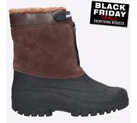 Cotswold Venture Hommes Hiver Imperméable Faux Daim Extérieur Bottes Marron