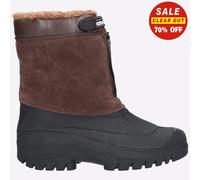 Cotswold Venture Hommes Hiver Imperméable Faux Daim Extérieur Bottes Marron