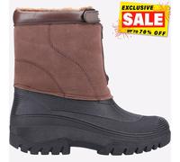 Cotswold Venture Junior Mode Hiver Décontracté Étanche Wellington Coffre Marron