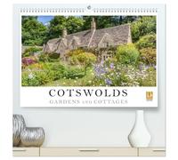 Cotswolds Gardens and Cottages (High Quality Premium Wall Calendar 2027 DIN A2 landscape),CALVENDO 12 Month Wall Calendar: The Cotswolds is one of the ... areas in the green heart of England.