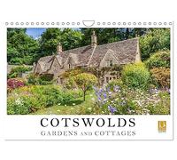Cotswolds Gardens and Cottages (Wall Calendar 2026 DIN A4 landscape), CALVENDO 12 Month Wall Calendar: The Cotswolds is one of the most beautiful and magnificent areas in the green heart of England.
