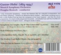 Cotswolds Symphony & Walt Whitman Overture by HOLST,G. [Audio CD] NEUF
