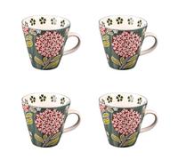 COTTAGE Coffret 4 tasses 17 cl en Grès TABLE PASSION