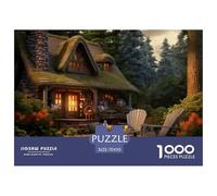 Cottage Confortable 1000 Piece Jigsaw Puzzle for Adults Challenging Game Stress Relief Puzzle Exercise The Memory of The Brain for The Whole for Women, Gifts for Men 70x50cm/1000pc