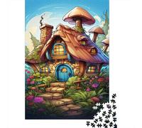 Cottage Conte de fées Puzzle 1000 Pièces Educa Jouet en Bois Cadeau Unique De l'art De La Décoration Cartoon Jeu Éducatif Challenge Toy Adultes & Enfants des 14 Ans 1000pcs (75x50cm)