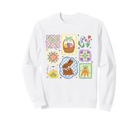Cottage Core Coquette de Lapin de Pâques Collage esthétique Mignon Sweatshirt