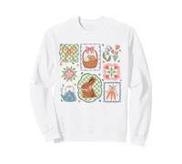 Cottage Core Coquette de Lapin de Pâques Collage esthétique Mignon Sweatshirt