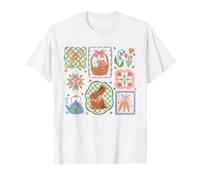 Cottage Core Coquette de Lapin de Pâques Collage esthétique Mignon T-Shirt