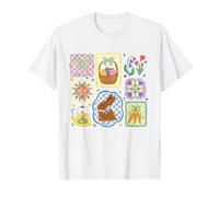 Cottage Core Coquette de Lapin de Pâques Collage esthétique Mignon T-Shirt
