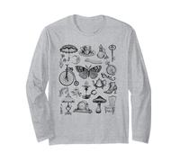 Cottage Core Victorian Dark Academia Moth Manche Longue