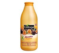 Cottage Douche/Bain Lait Hydratant Smoothie Passion, 97% d'Ingrédients d'Origine Naturelle, 1 Unité