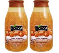 Cottage Douche Gommage Tendre Caramel Grains Exfoliants 100% Naturels 1 Unité x 270 ml (Lot de 2)