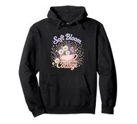Cottage Floral Doux et esthétique, Design de Jardin Confortable Sweat à Capuche