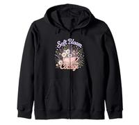 Cottage Floral Doux et esthétique, Design de Jardin Confortable Sweat à Capuche