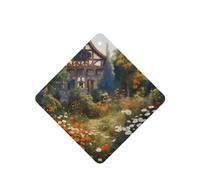 Cottage Garden Lot de 4 désodorisants de voiture durables pour homme et femme - Tablettes d'aromathérapie à suspendre - Parfum lavande
