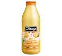 Cottage Gel Douche & Bain Lait Hydratant Miel et Fleur de Frangipanier - 97% d'Ingrédients d'Origine Naturelle - 750ml -Fabriqué en France