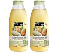 Cottage -Gel douche Huile 560ml 97% d'ingrédients d'origine naturelle, HUILE D'AMANDE 560ML (Lot de 2)