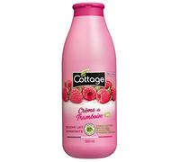 Cottage - Gel Douche Lait Hydratant - Crème de Framboise BIO - 97 % D’Ingrédients D’Origine Naturelle - Flacon 100% d'origine végétale- Fabriqué en France - 550 ml