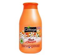 Cottage-Gel Douche Lait Hydratant -Fleur d'Oranger - 97% d'Ingrédients d'Origine Naturelle, 250ml -Fabriqué en France