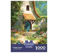 Cottage Jardin Puzzle 1000 Pièces Educa Jouet Cadeau Unique De l'art De La Décoration intéressant Jeu Éduchatif Challenge Toy Adultes Et Enfants À Partir De 14 Ans 38x26cm/1000pcs